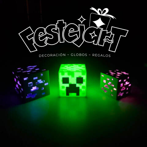 Lámpara MINECRAFT Creeper - Imagen 9