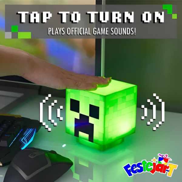 Lámpara MINECRAFT Creeper - Imagen 7